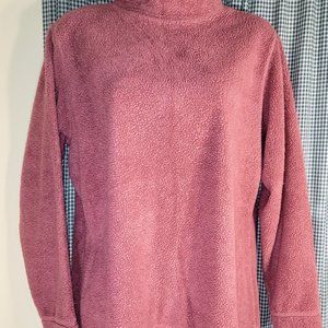 L.L. Bean Women's Pink Turtleneck Sweater